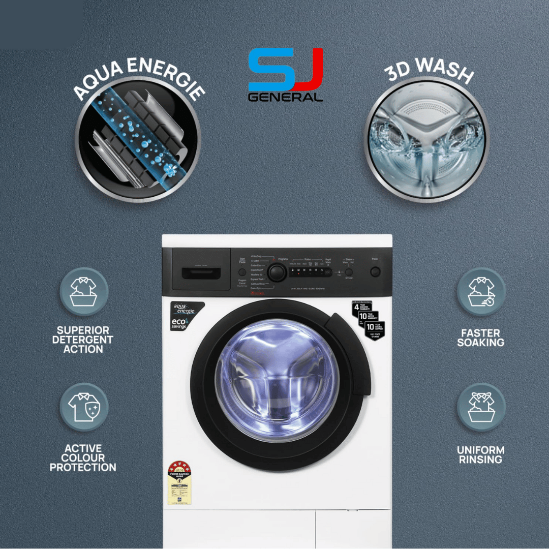 SJ GENERAL 12kg Fully Automatic Top Loading Washing Machine (Silver) - Image 2