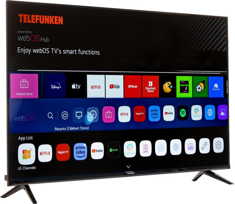 TELEFUNKEN D18 70″ SMART TV UltraSlim Frameless Design 4k UHD DLED SMART TV with WebOS - Image 7